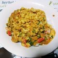 愛音‐aine‐'s cooksnap of when they made 節約飯！天かすとカニ蒲鉾の卵とじ丼.