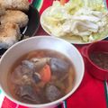 papikun's cooksnap of when they made キノコたっぷり☆すいとん☆醤油ベース.