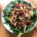 れもぬん's cooksnap of when they made ☆主食にもなるホウレン草サラダ★.