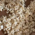 yuchinori's cooksnap of when they made 糖質制限、丼の時のご飯に炒め豆腐.