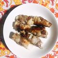 minamatsuy's cooksnap of when they made 長芋肉巻きオイスターソース炒め.