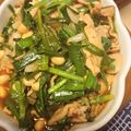 amadokoro's cooksnap of when they made ☆豚肉・にら・玉ねぎのスタミナ炒め☆.