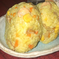 おきょうねえ's cooksnap of when they made 炊飯器で簡単♪野菜たっぷりカレーピラフ.