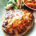 DORA＊DORA's cooksnap of when they made m節約！絶品もやし入り照り焼きバーグ.