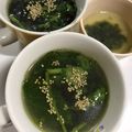 クック甘党。's cooksnap of when they made 絶品！三つ葉とわかめのスープ.