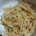 松潤LOVE♥️♥️'s cooksnap of when they made すごく簡単！もやしの昆布茶ピリ辛和え☆.
