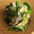 んりおか's cooksnap of when they made 青梗菜とシメジの和え物.