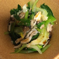 んりおか's cooksnap of when they made 青梗菜とシメジの和え物.