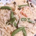 大阪のちゃーちゃん's cooksnap of when they made あるものだけでお手軽クリームパスタ.