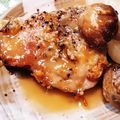 ダウリ's cooksnap of when they made 鶏もも肉のオーブン焼き♪ポテトはさみ.
