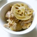 そらてんママ's cooksnap of when they made 鶏れんこん.