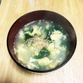 おじ☆さん's cooksnap of when they made 新タマネギと水菜の玉子スープ.