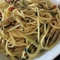あべさだを's cooksnap of when they made 夏限定！茗荷と大葉の和風ペペロンチーノ.