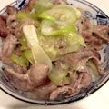 ばたこキッチン's cooksnap of when they made 男のためのねぎ塩豚丼.