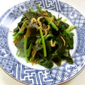あっこ姉's cooksnap of when they made ほうれん草とワカメの炒めもの.