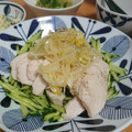 ジャスフォー's cooksnap of when they made 茹で鶏のねぎ塩だれ☆.