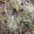 クックPYWFJY☆'s cooksnap of when they made 卵ともやしで、お好み焼き風♪.