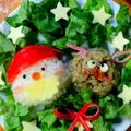 おてっちゃん★'s cooksnap of when they made サンタさん キャラ弁 幼稚園 お弁当.