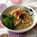 junkie_t's cooksnap of when they made ちくわスパゲッティ♪.