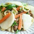 orange_tea's cooksnap of when they made かぶの甘味噌焼きうどん.