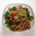 ポニーリボン's cooksnap of when they made 子供が作るかにかま焼きそば.