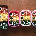 satiken's cooksnap of when they made 3色そぼろ丼deこいのぼりのお弁当.