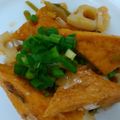 バウンド's cooksnap of when they made 厚揚げとれんこんのピリ辛☆ねぎソース.