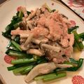 近江ゆ吉's cooksnap of when they made 明太子炒め時短簡単よ小松菜しめじ鉄分補給.