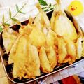 ももちゃんのれしぴ's cooksnap of when they made 旬食まんたん　キス・メゴチ・ハゼの天ぷら.