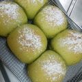 ニャンと４人暮らし♥'s cooksnap of when they made 抹茶豆乳パン★HB〜レーズン入り〜.
