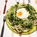 ※ぴーまん's cooksnap of when they made とろ～り卵のかいわれツナマヨうどん。.