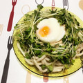 ※ぴーまん's cooksnap of when they made とろ～り卵のかいわれツナマヨうどん。.