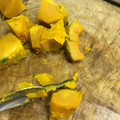 ちぃちちー's cooksnap of when they made 簡単！かぼちゃの皮の剥き方.