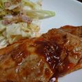 yukoko☆'s cooksnap of when they made 昔懐かしい！洋食屋風ポークソテー♪.