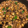 nekonomimi's cooksnap of when they made 簡単辛くない＊子供と一緒に麻婆茄子風丼.
