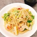 よし156's cooksnap of when they made たけのことエビのペペロンチーノ.