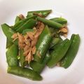 卵せんべい's cooksnap of when they made スナップエンドウのツナ煮 お弁当にも.