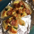 ゴーヤーっ子's cooksnap of when they made 余った冷凍もちで【簡単餅ピザ】.
