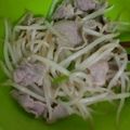 フミココ's cooksnap of when they made もやしと豚肉のポン酢和え.