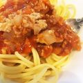 chako33's cooksnap of when they made 市販のミートソースでアレンジスパゲッティ.