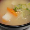 こむぎぱくぱく's cooksnap of when they made ながいもとにんじんのお味噌汁.
