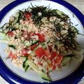minotan's cooksnap of when they made 簡単☆さっぱりトマトサラダうどん.