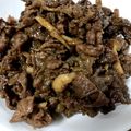 孔雀の日's cooksnap of when they made パパッと出来る！牛肉とシメジのしぐれ煮♫.
