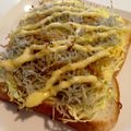 コハダちゃん's cooksnap of when they made キャベツしらすトースト.