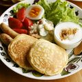 ガメコ's cooksnap of when they made HMでもちもち豆腐ホットケーキ.