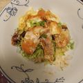 sweetminki's cooksnap of when they made 夫が愛する♡野菜たっぷり鶏ごま丼.