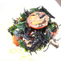 ユーロン's cooksnap of when they made わかめとひじきの梅胡麻和え.