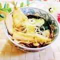 ももちゃんのれしぴ's cooksnap of when they made リメイク）天ぷら⇒天ぷらそば(^^♪.