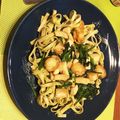 2nensei's cooksnap of when they made ホタテほうれん草エリンギのペペロンチーノ.