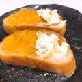 noriko912's cooksnap of when they made みかんジャムとクリームチーズバゲット.